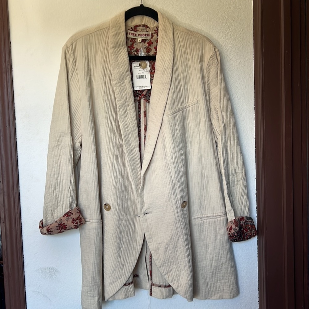 Free People Rowan Blazer - Size XL - NWT